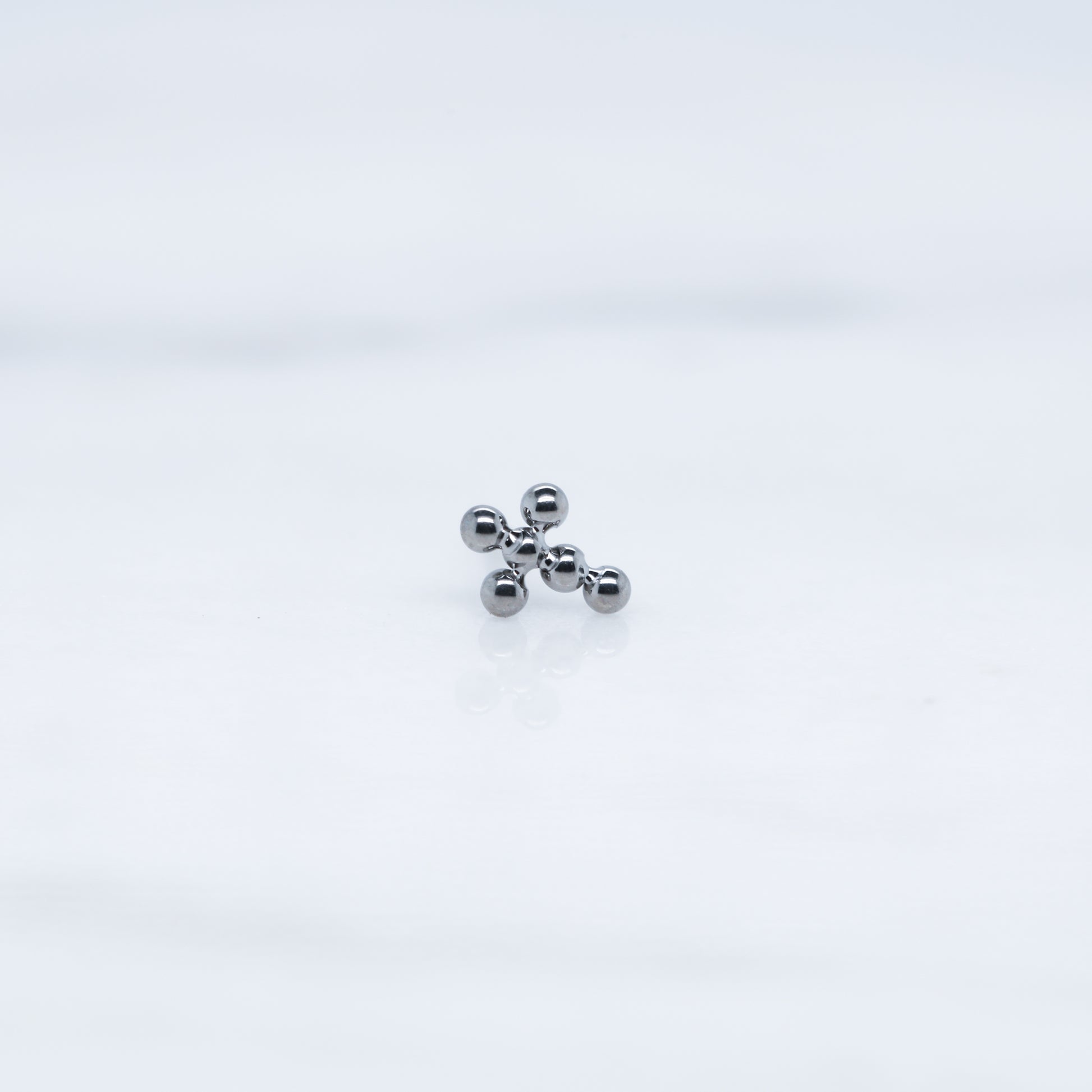 Mini Beaded Cross Labret