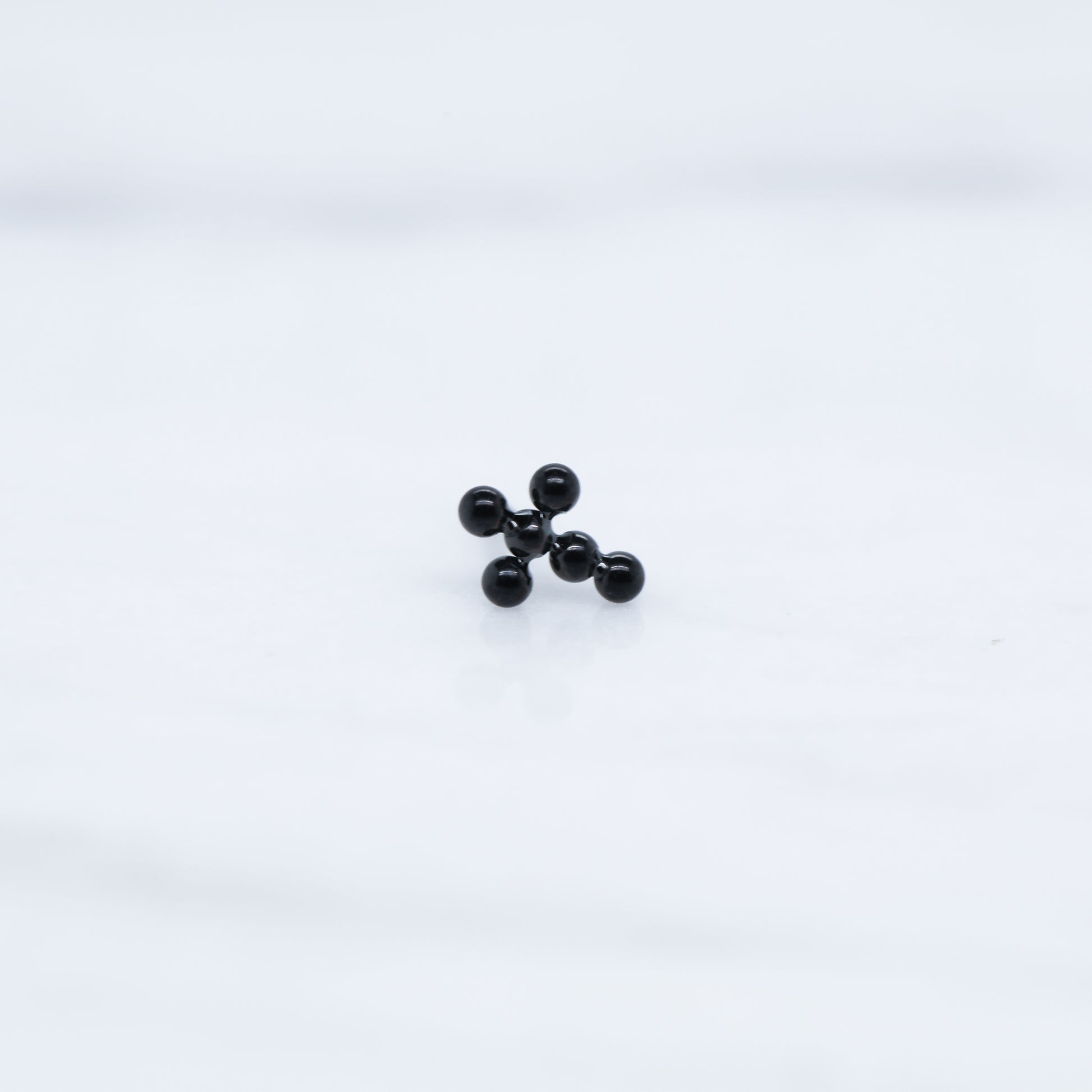 Mini Beaded Cross Labret