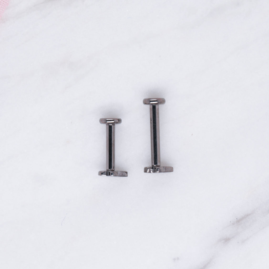 Tiny Titanium Cross Labret