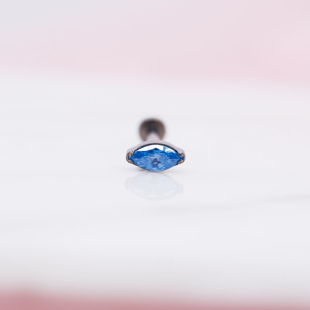 Threadless Titanium Marquise Labret