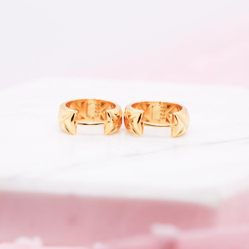 Aziza Huggie Hoop Earrings (Pair)