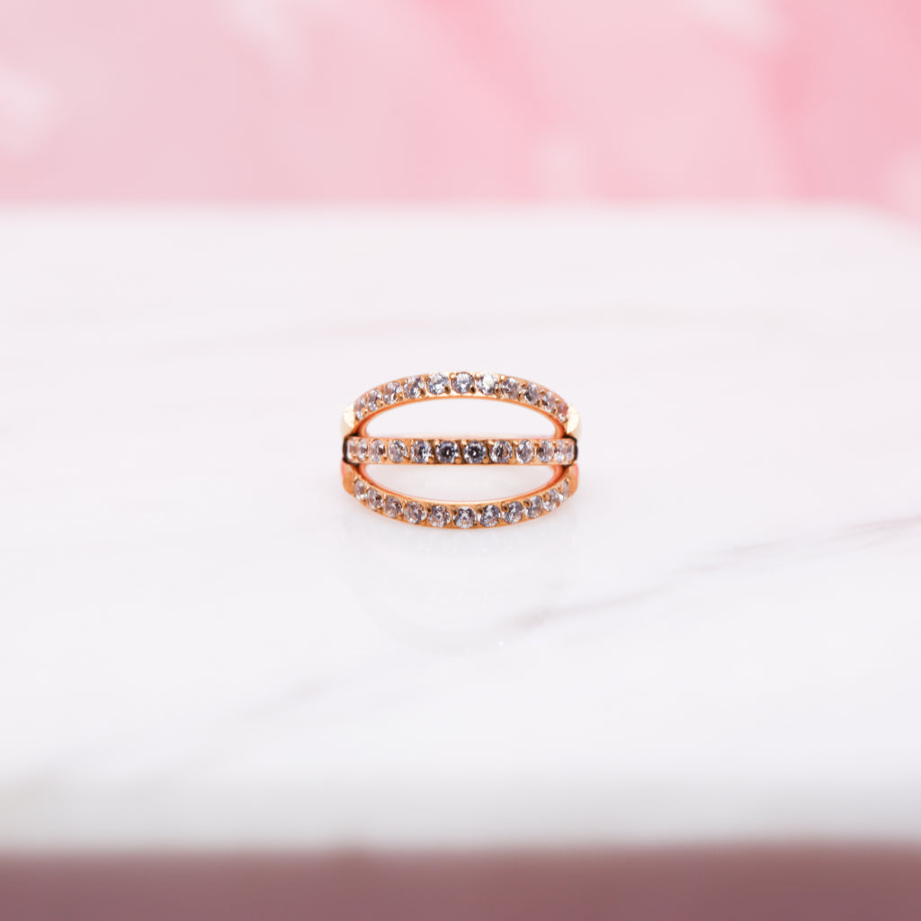 Trio Hinged Seam Ring