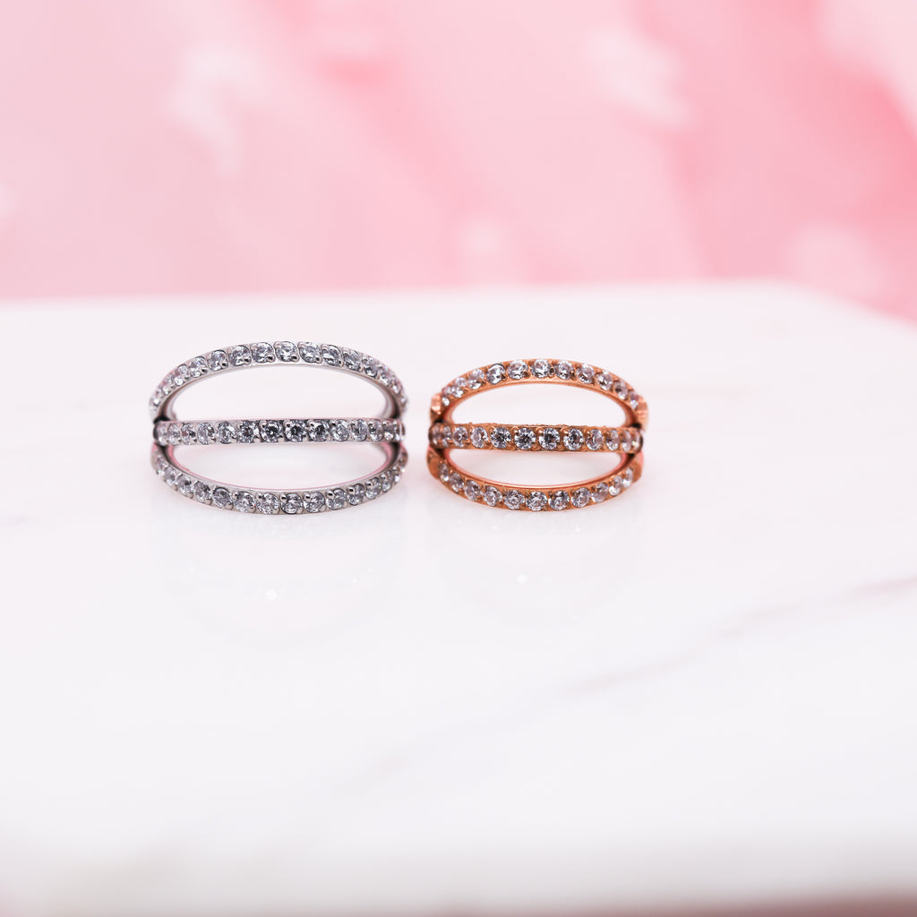 Trio Hinged Seam Ring