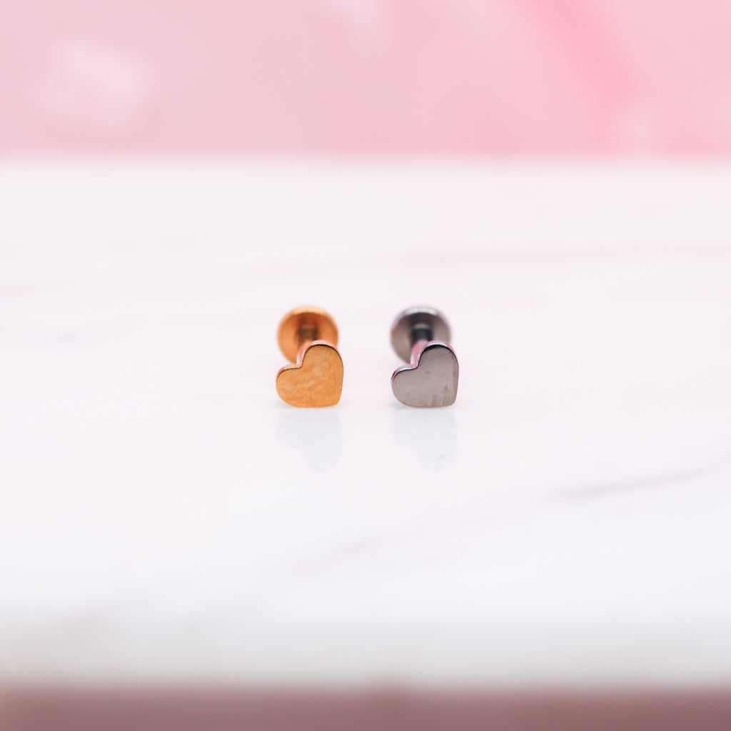 TIny Titanium Heart Labret