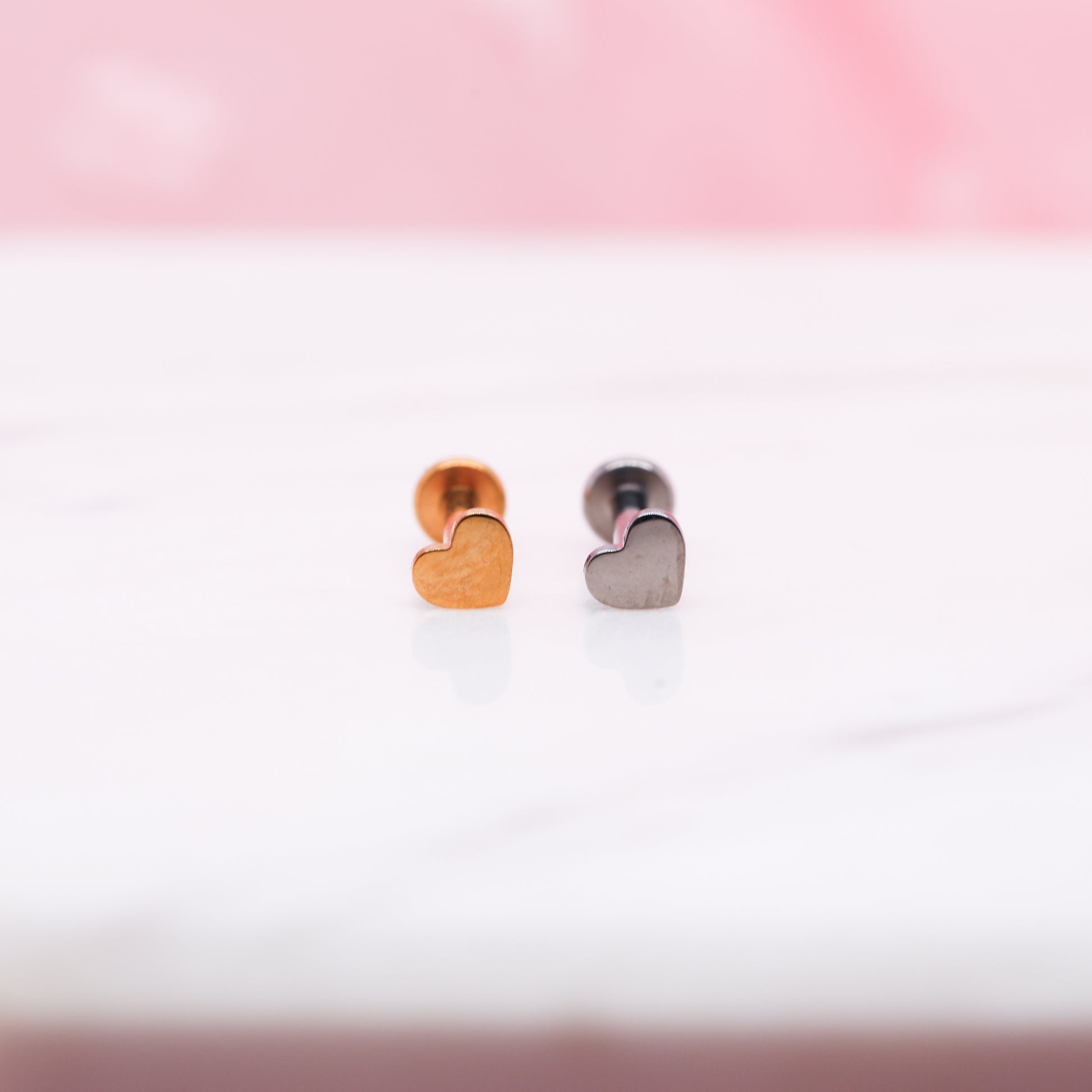 TIny Titanium Heart Labret