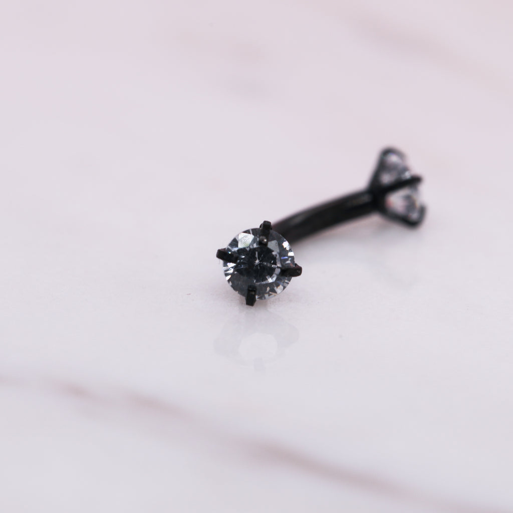 Crystal Curved Barbell