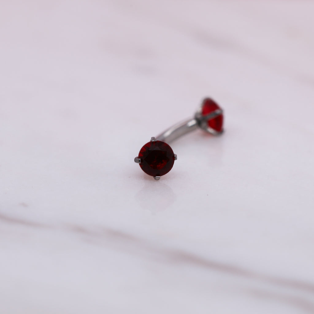 Crystal Curved Barbell