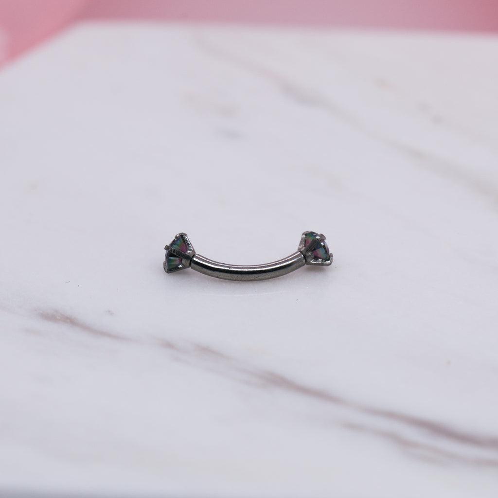 Crystal Curved Barbell