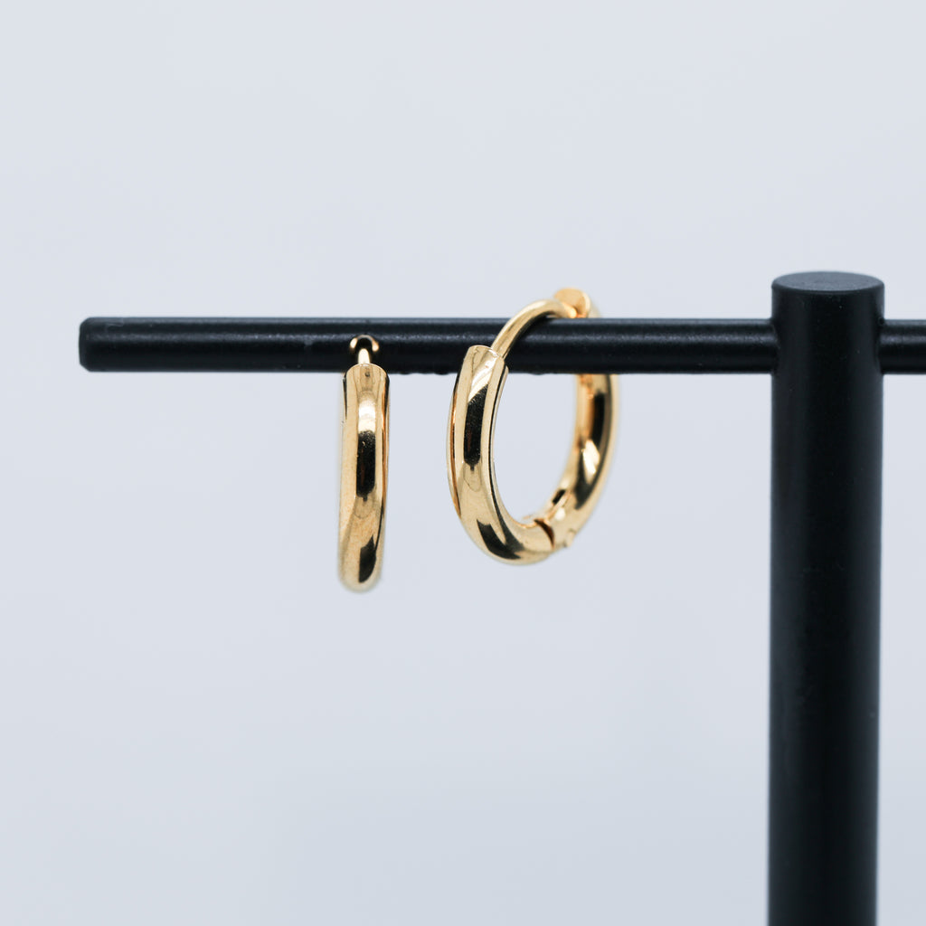 Plain Hoop Earrings (Pair)