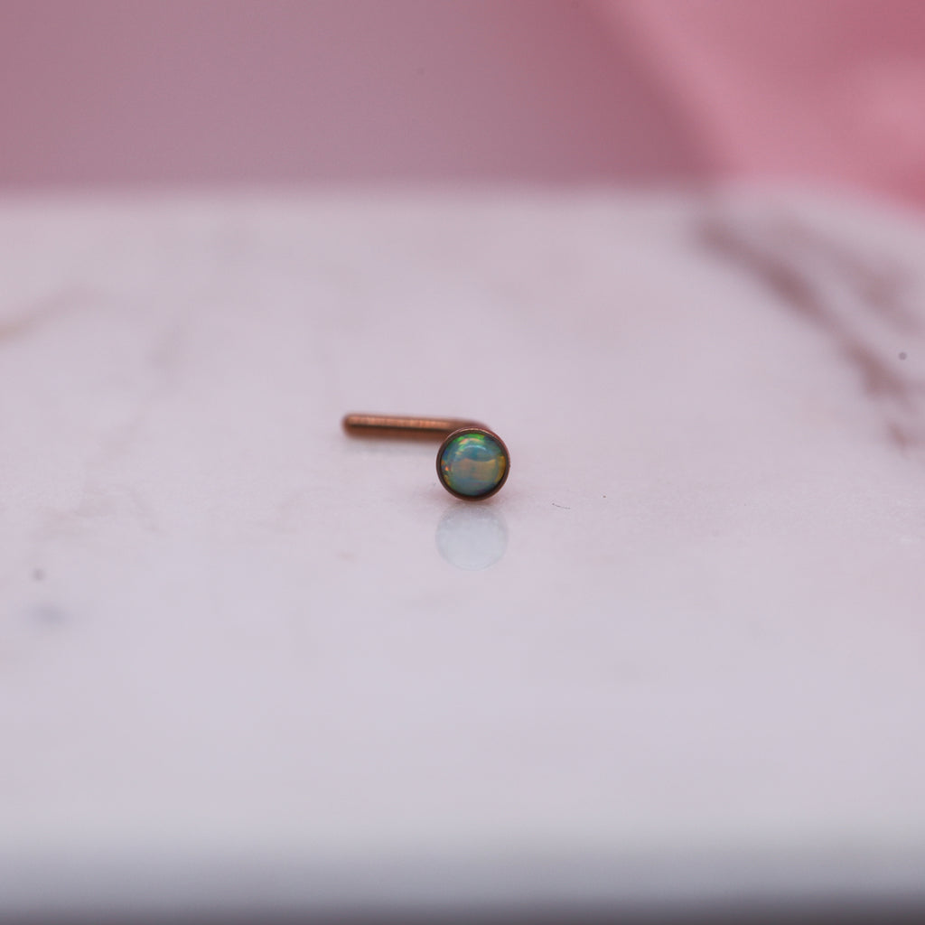 Opal Nose Ring