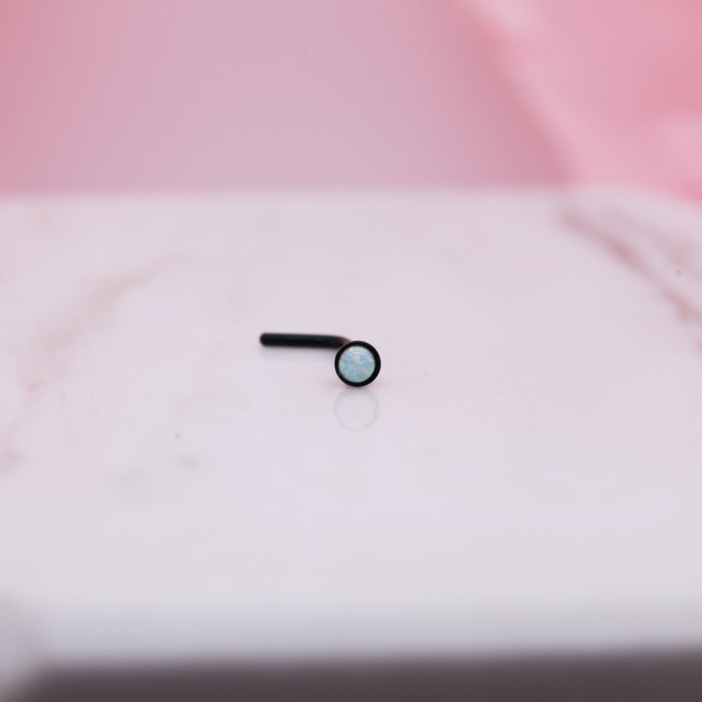 Opal Nose Ring