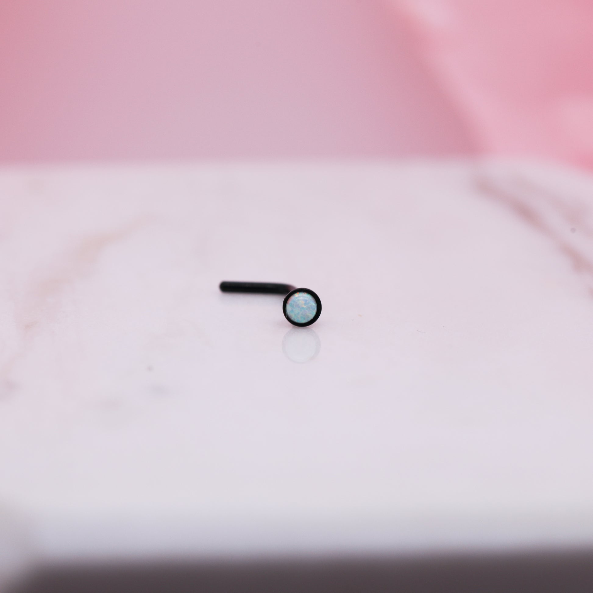 Opal Nose Ring