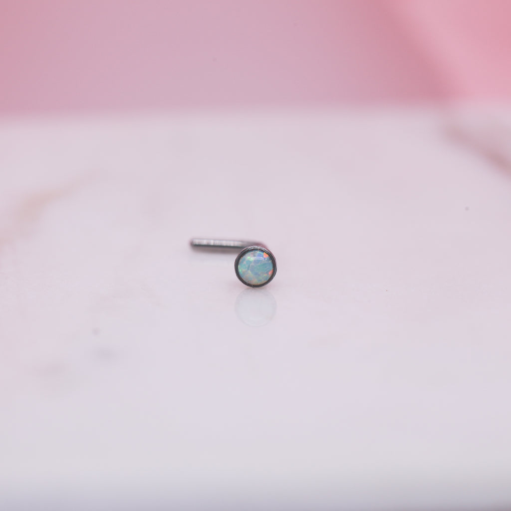 Opal Nose Ring