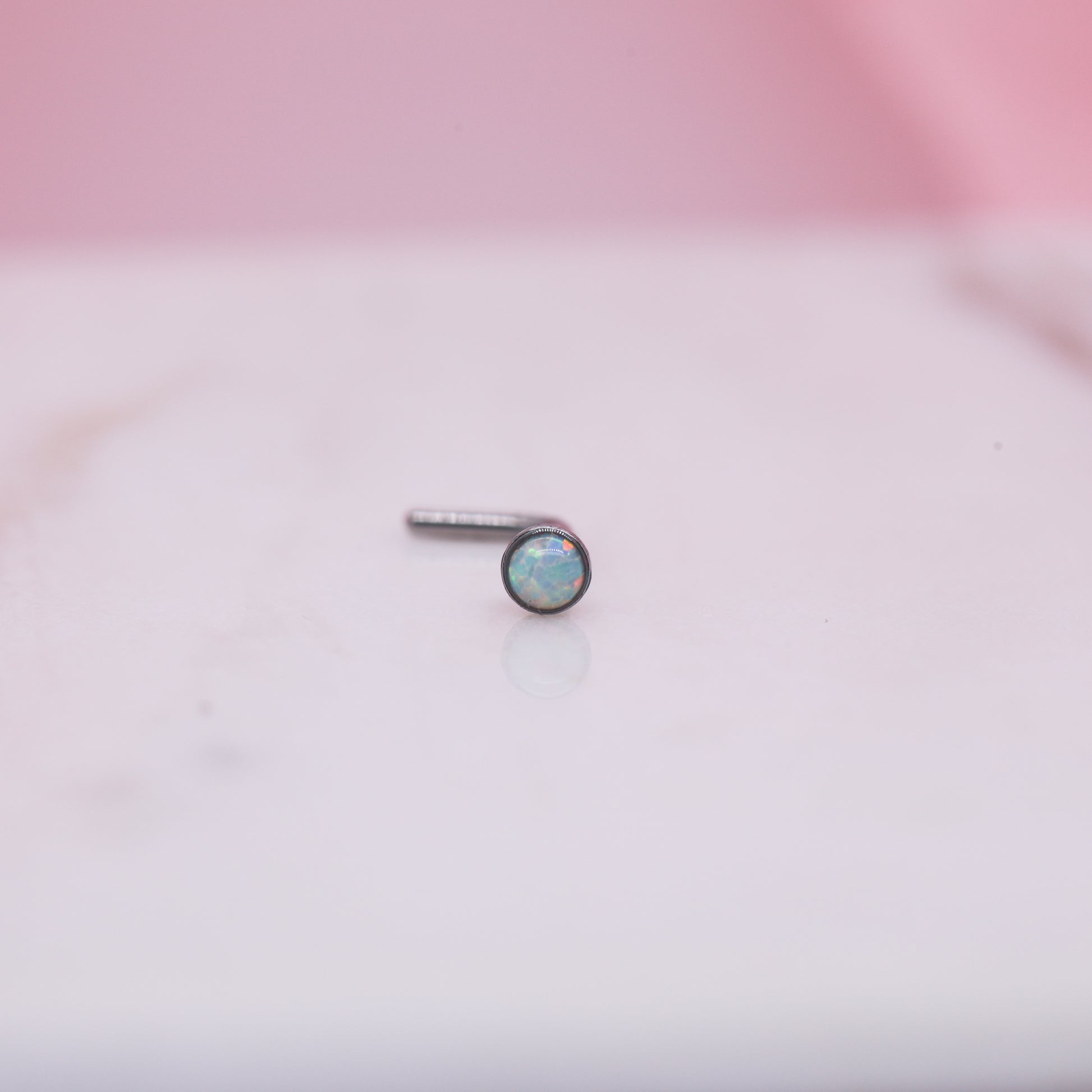 Opal Nose Ring