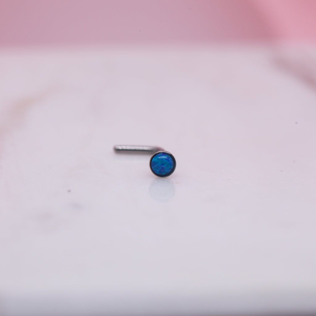 Opal Nose Ring