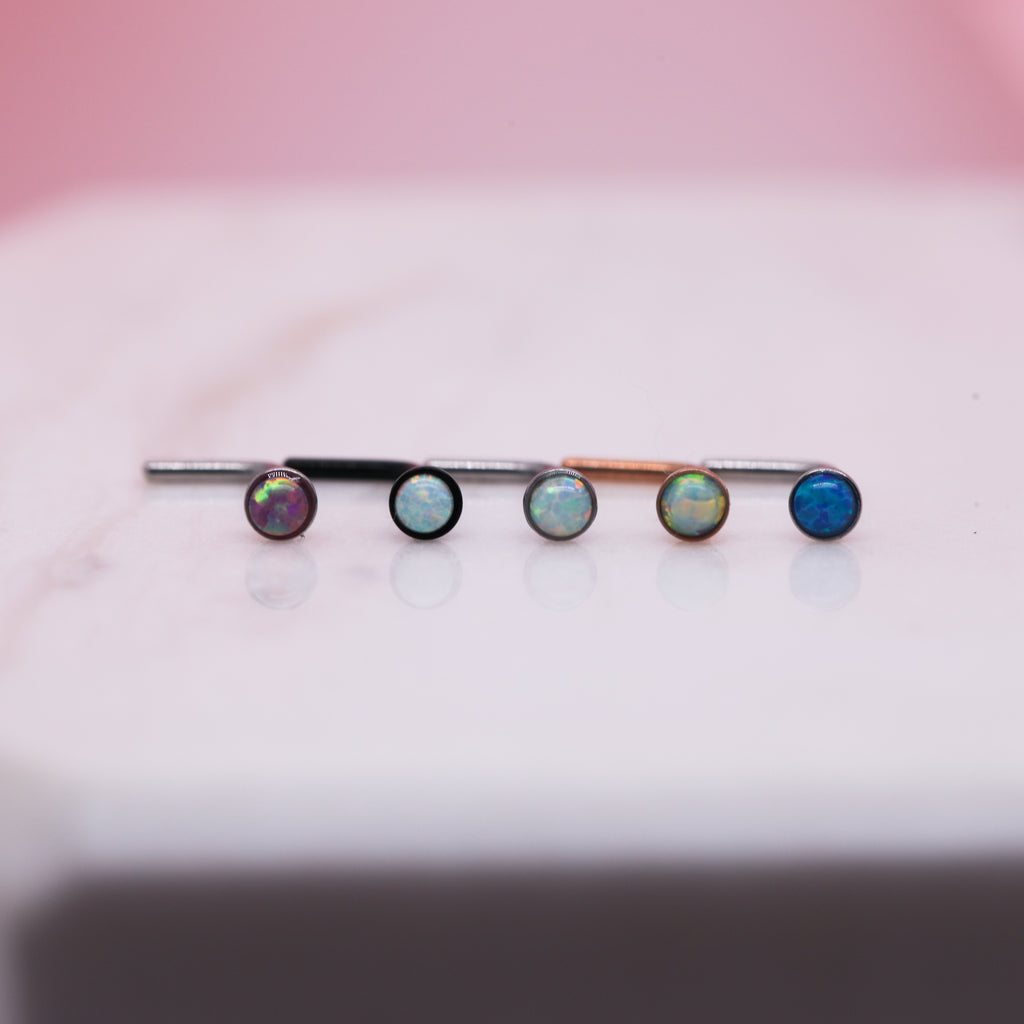 Opal Nose Ring