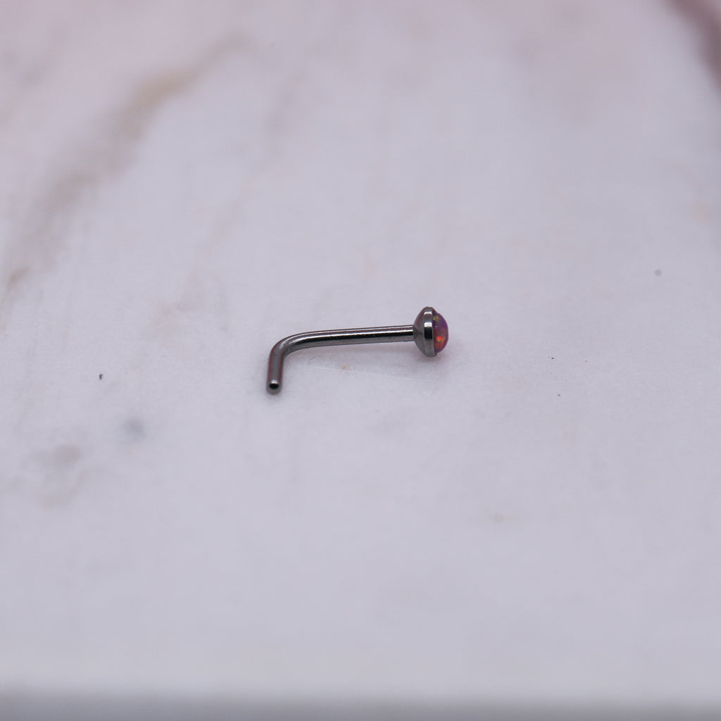 Opal Nose Ring