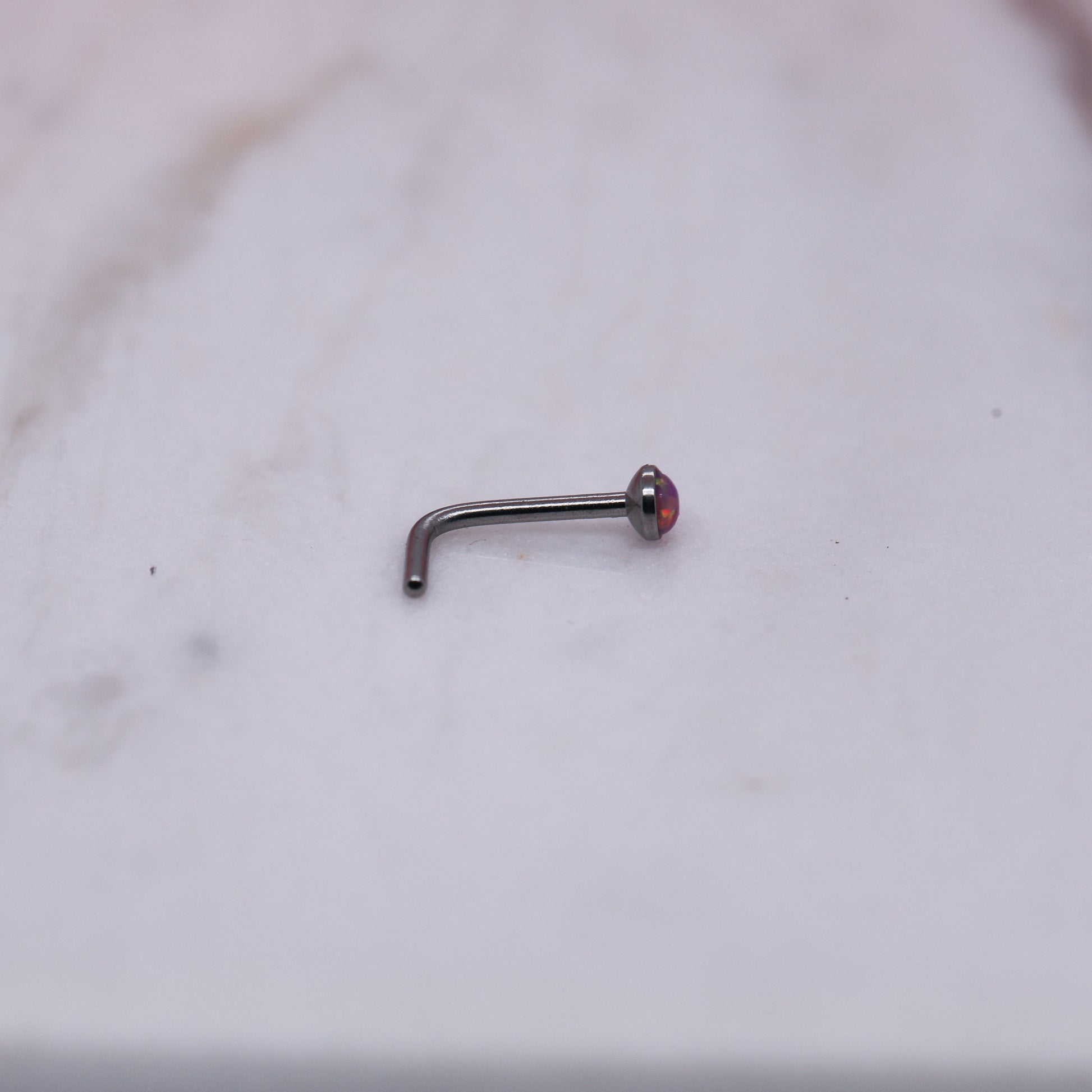 Opal Nose Ring