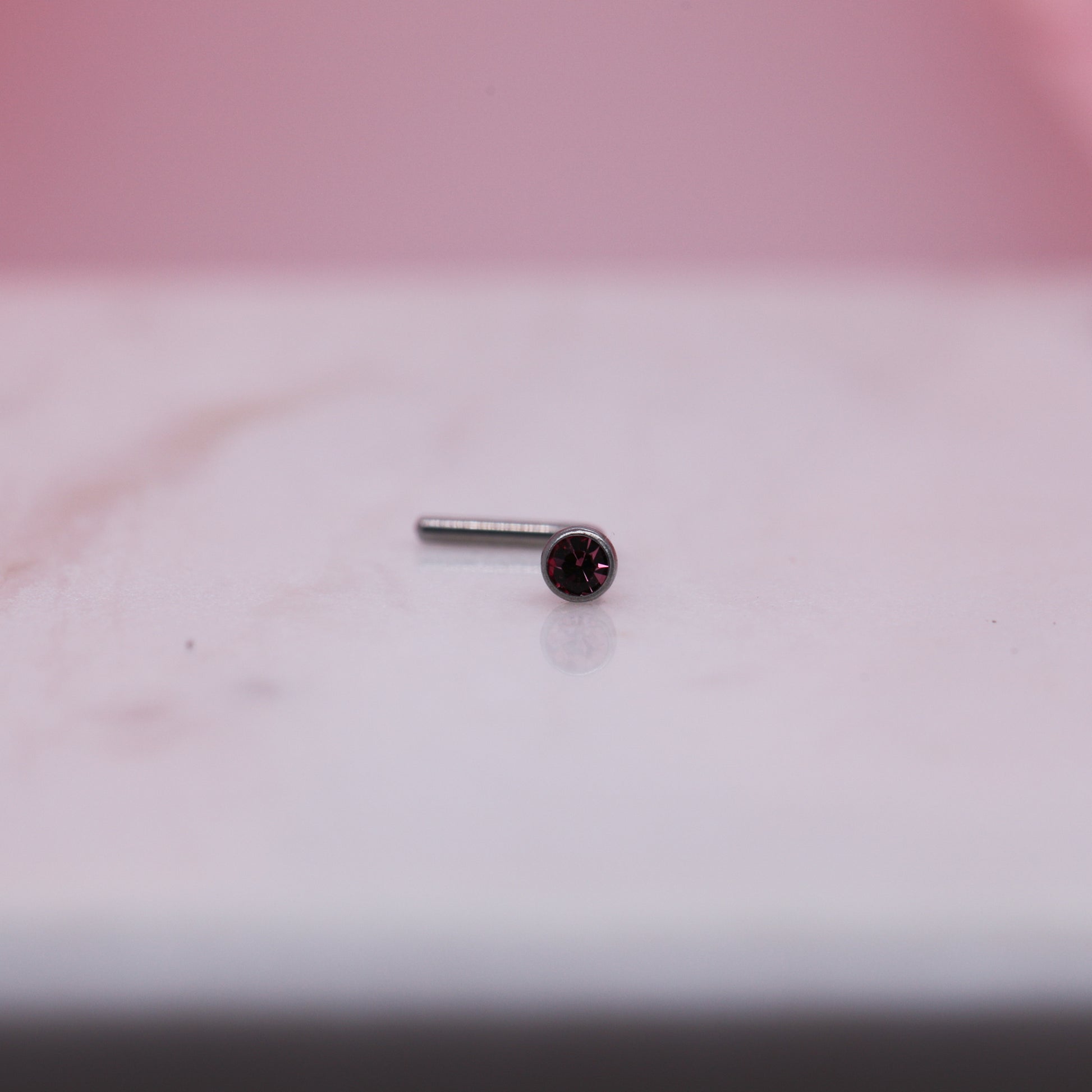 Colored Gem Nose Ring