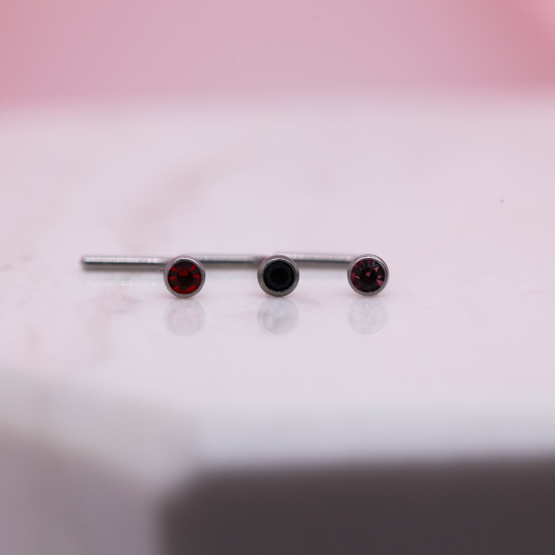 Colored Gem Nose Ring