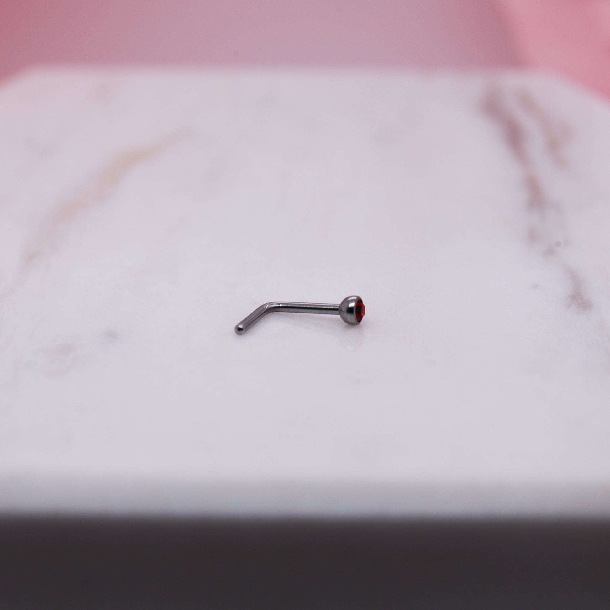 Colored Gem Nose Ring