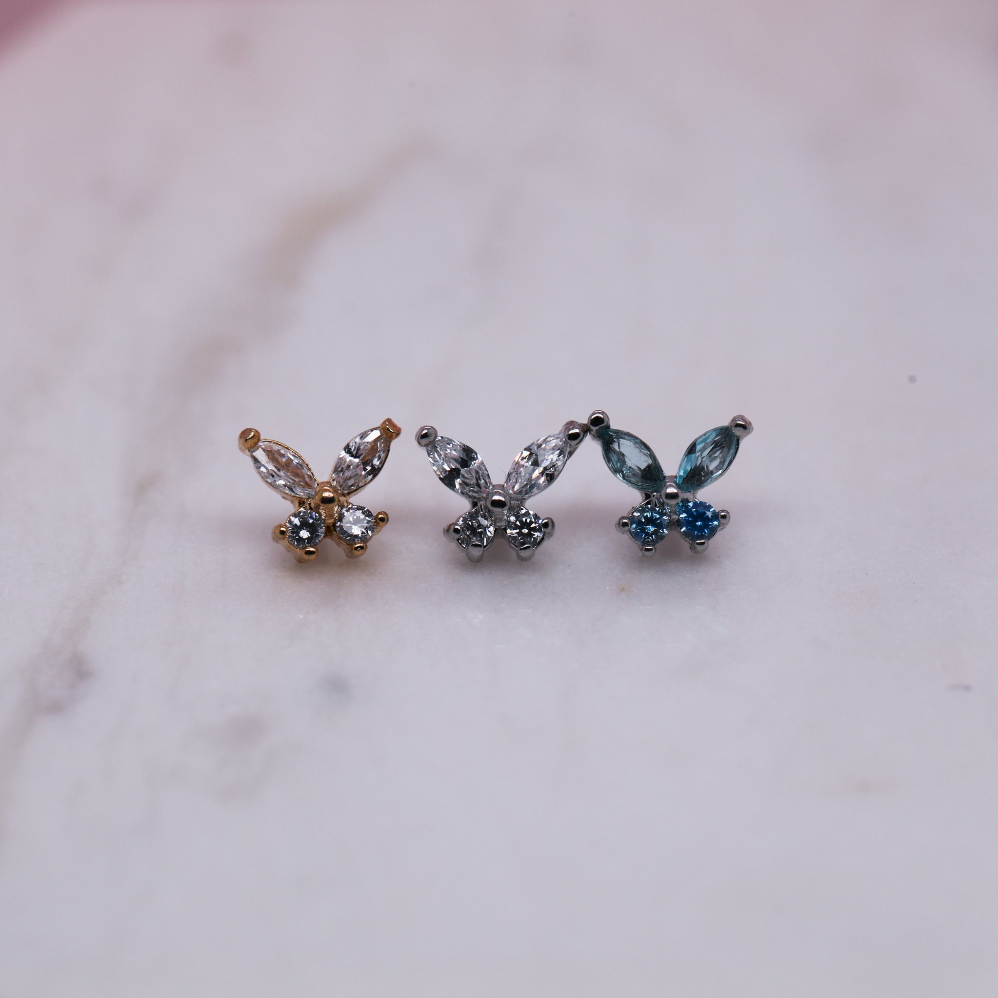 Crystal Butterfly Labret