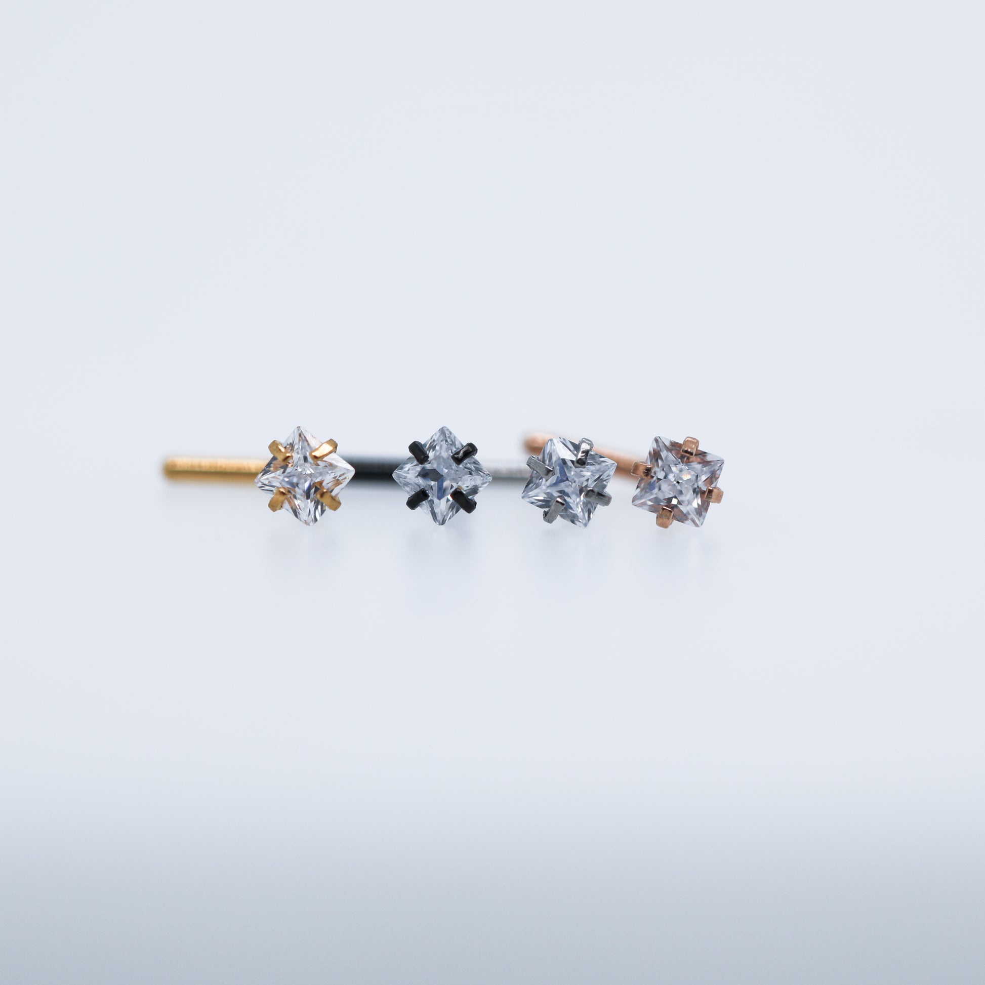 Square Gem Nose RIng