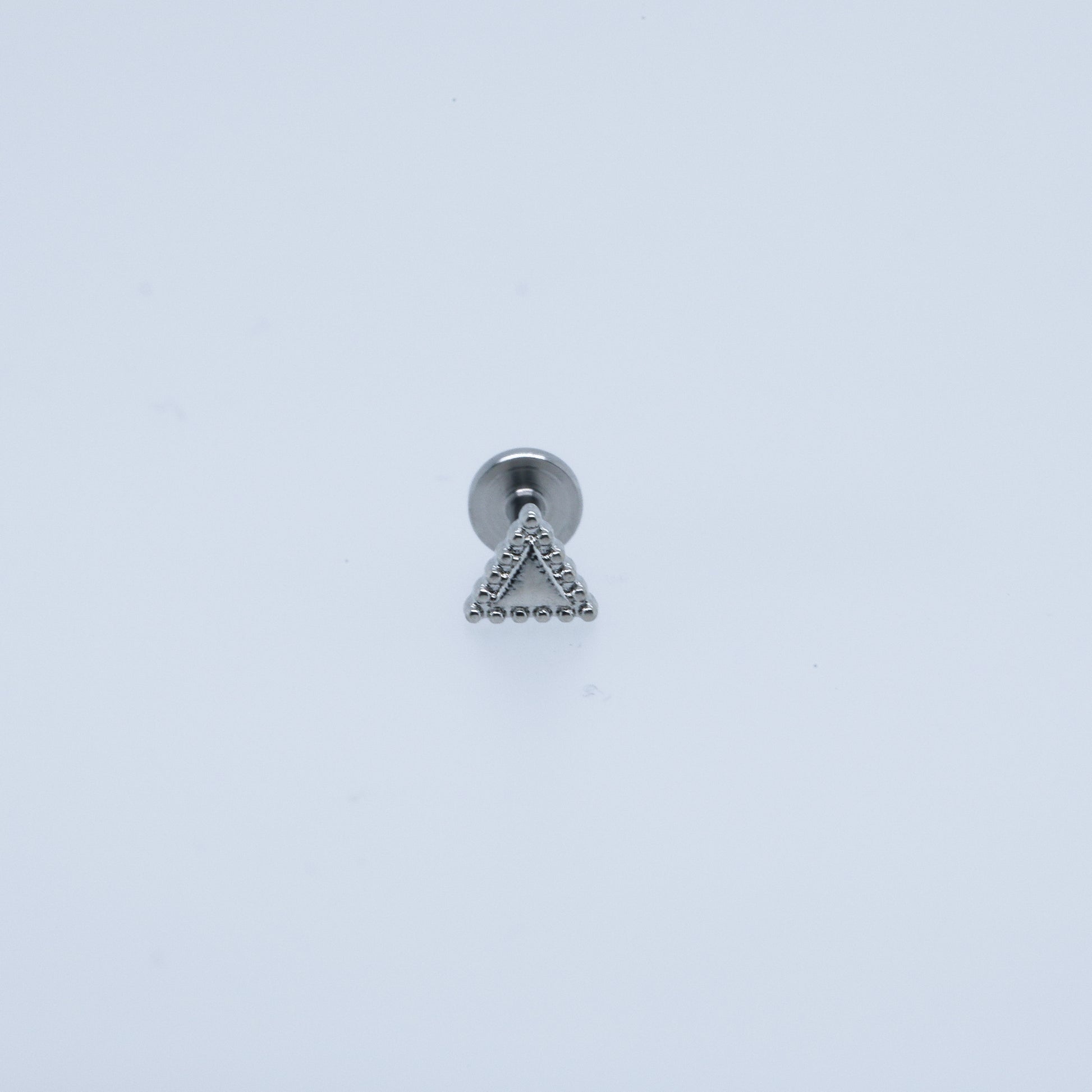 Beaded Outline Triangle labret