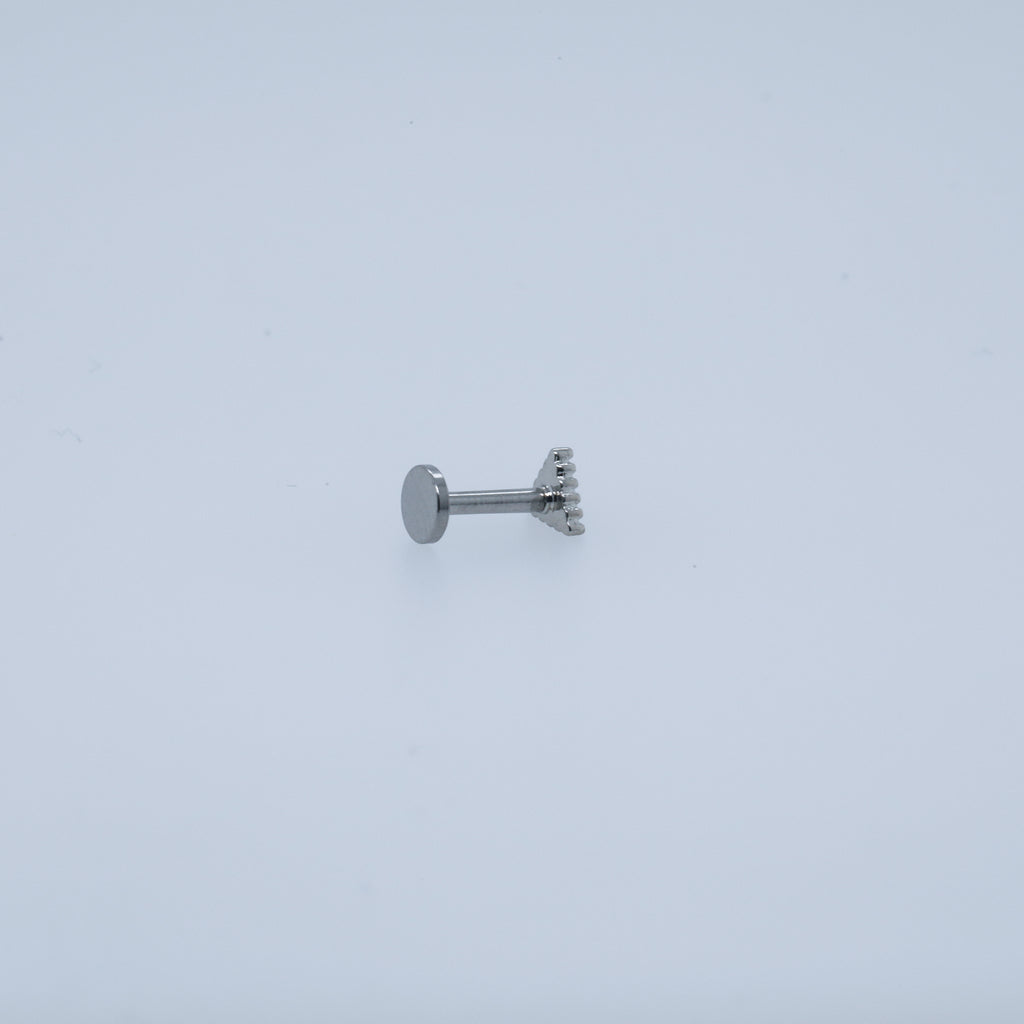 Beaded Outline Triangle labret