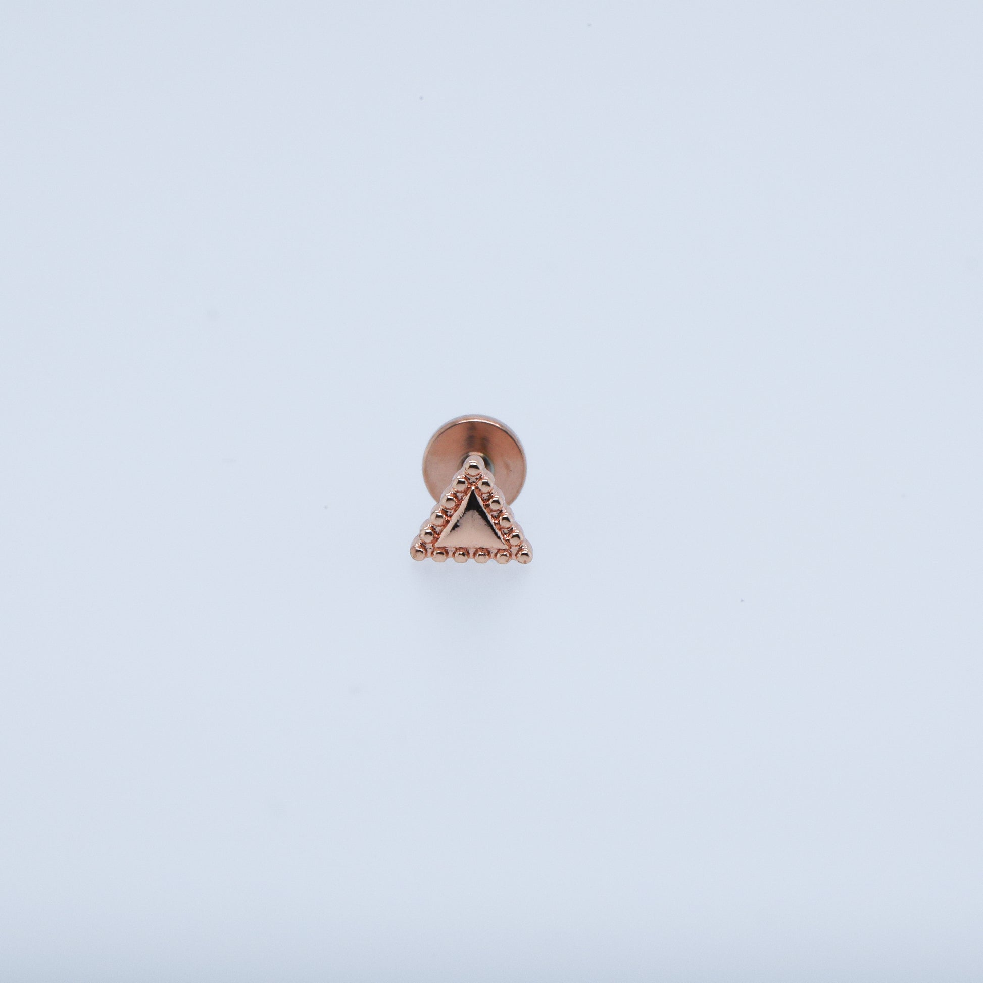 Beaded Outline Triangle labret