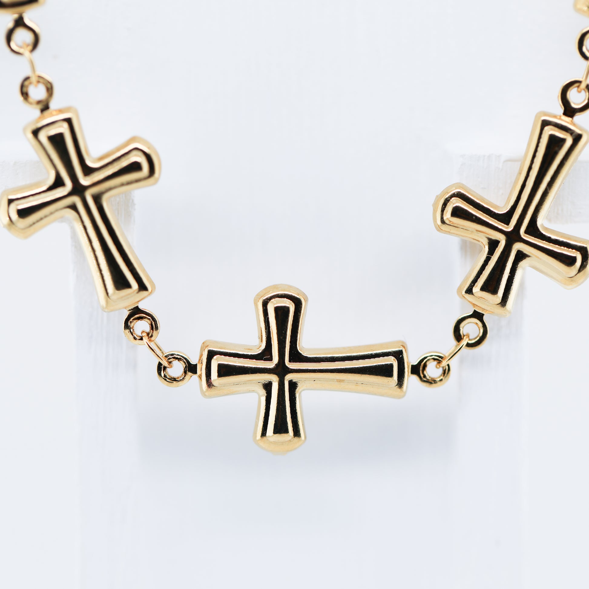 Bubble Cross Bracelet
