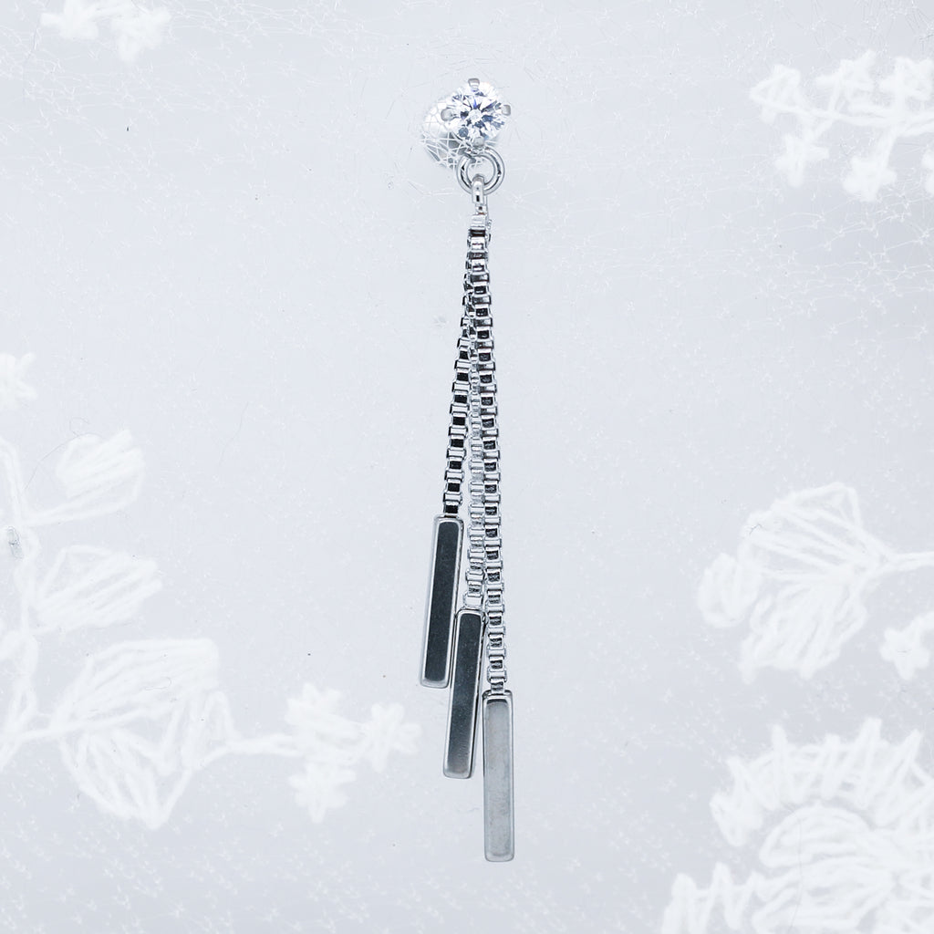 Dangle Gem Triple Chain Labret